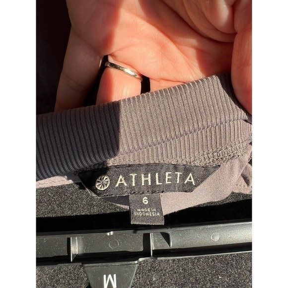 Athleta Capri Crop Active Joggers RN 54023 Womens Size 6 Gray - Picture 5 of 7